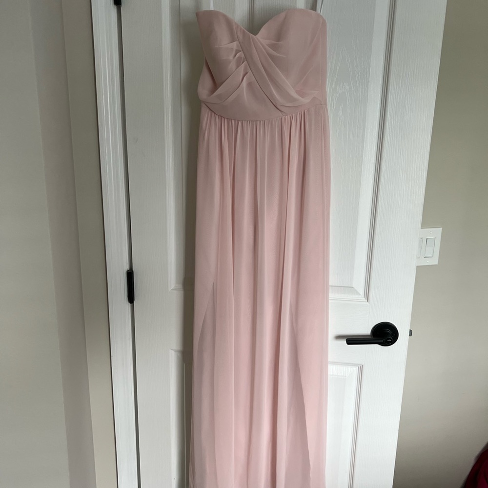 DESSY GROUP: After Six Style 6794. Size 0. Color: BLUSH